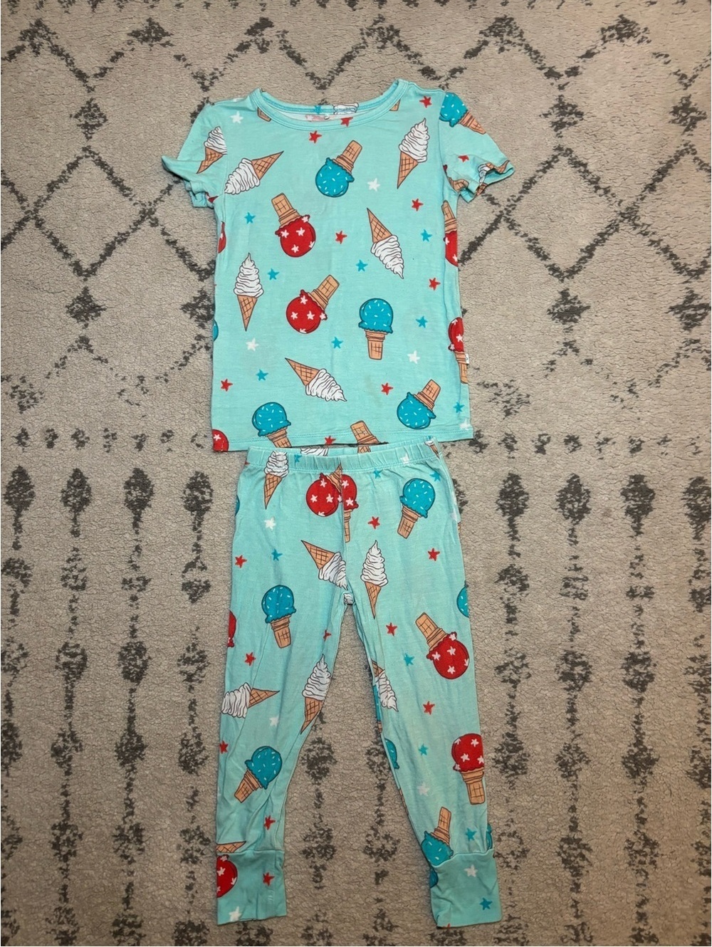Posh Peanut Ice Cream Pajama Set (2T)
